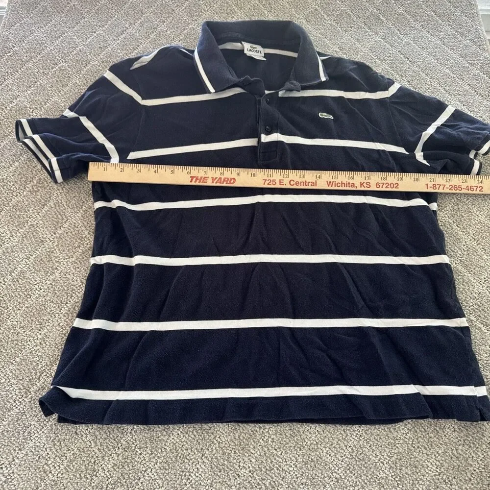 サミット　15p Authentic Lacoste Men's Polo Shirt Sz 8 Red.RN# 87651 CA#16998